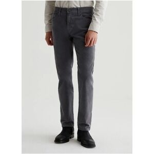AG‎ Adriano Goldschmied Corduroy Pants Sz 32R Grey The Everett Slim Straight